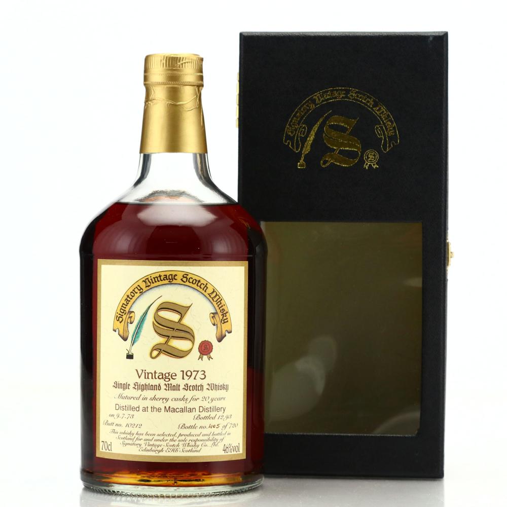Macallan 1973 Signatory Vintage 20 Year Old