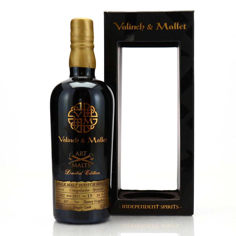 Craigellachie 2007 Valinch and Mallet 13 Year Old The Spirit of Art