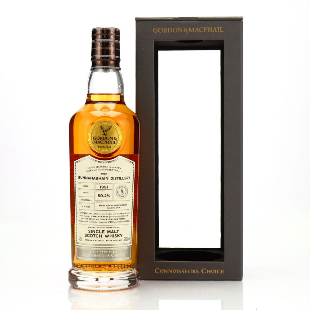 Bunnahabhain 1991 Gordon and MacPhail 29 Year Old Batch #21/034