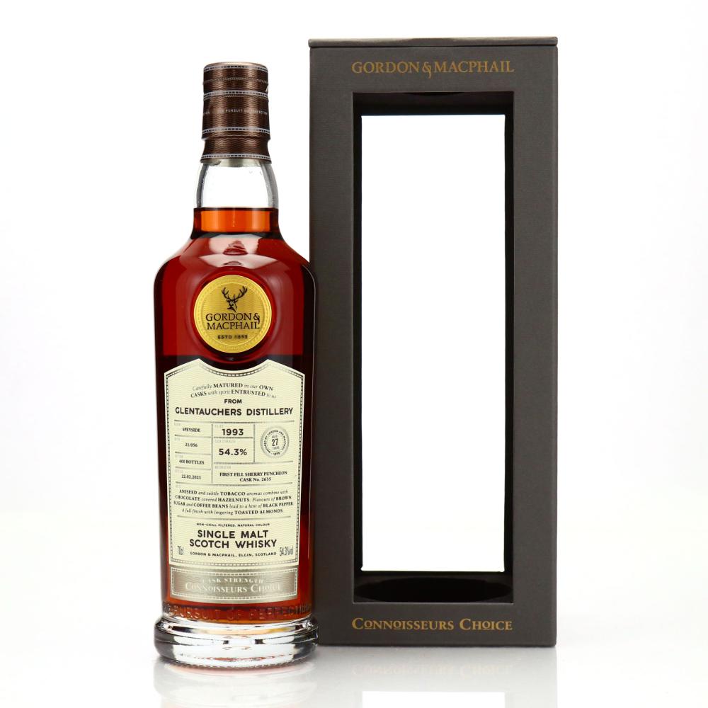 Glentauchers 1993 Gordon and MacPhail 27 Year Old Batch #21/056 / Kirsch Import