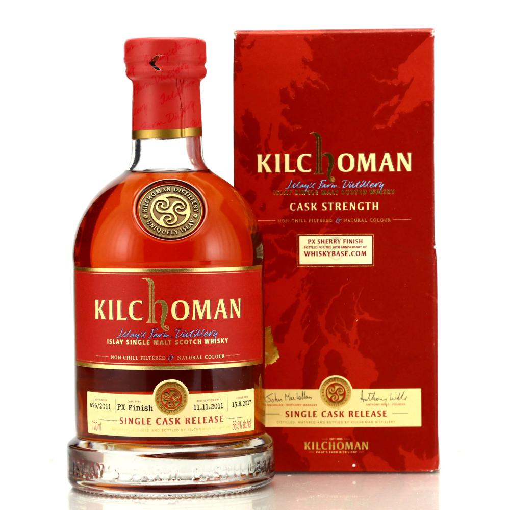 Kilchoman 2011 Single PX Cask Finish #696 / Whiskybase 10th Anniversary
