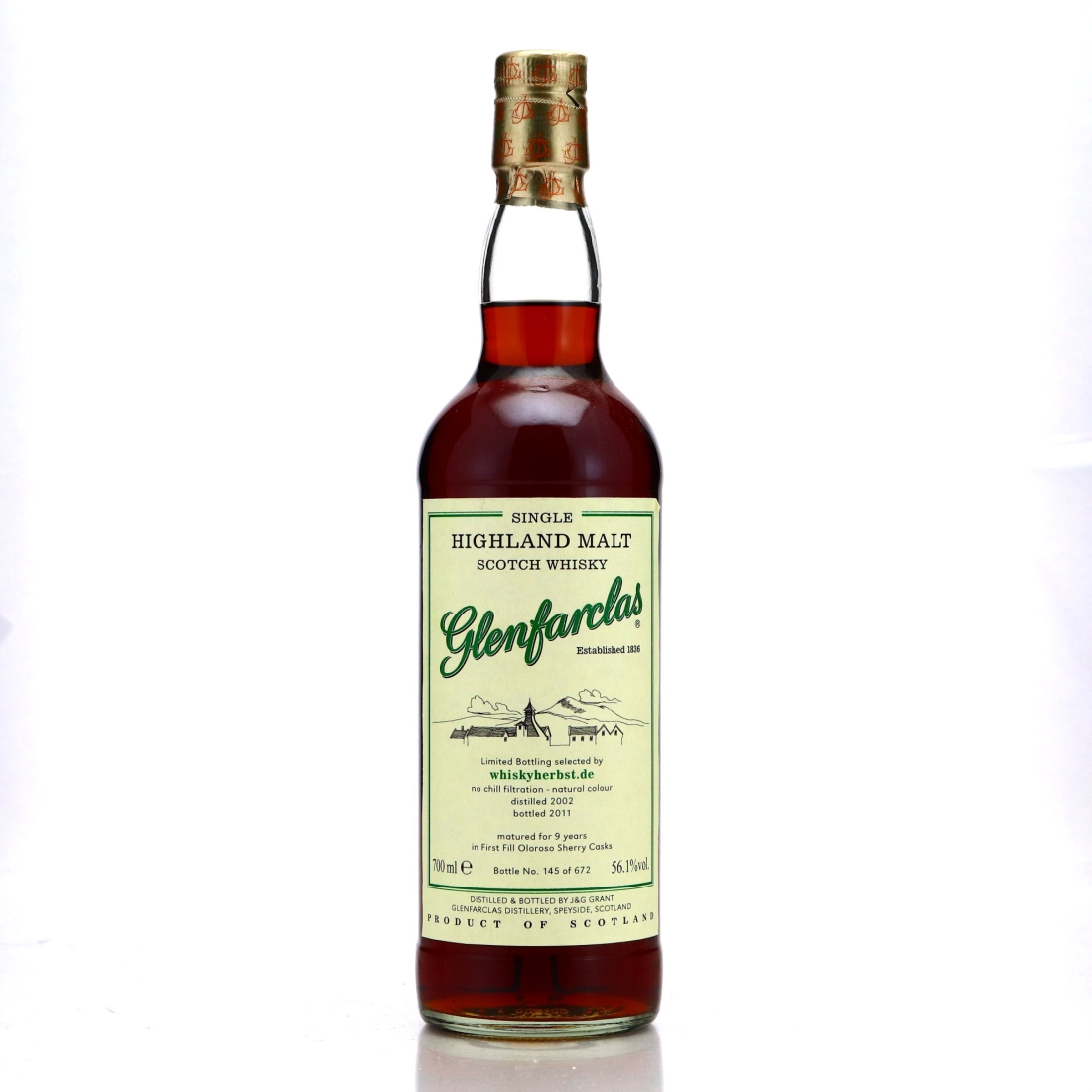 Glenfarclas 2002 Oloroso Cask 9 Year Old / whiskyherbst.de