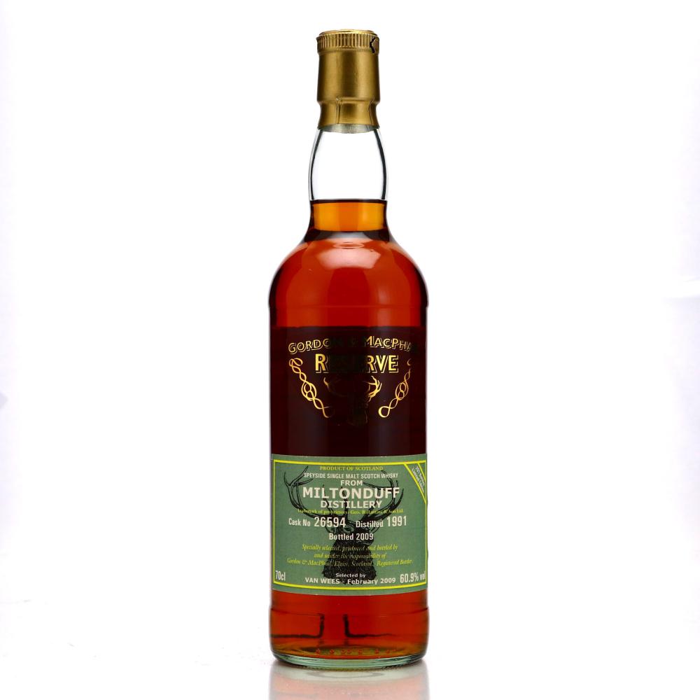 Miltonduff 1991 Gordon and MacPhail Reserve / Van Wees