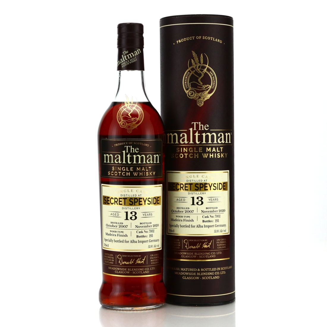 Speyside Single Malt 2007 Maltman 13 Year Old / Alba Import
