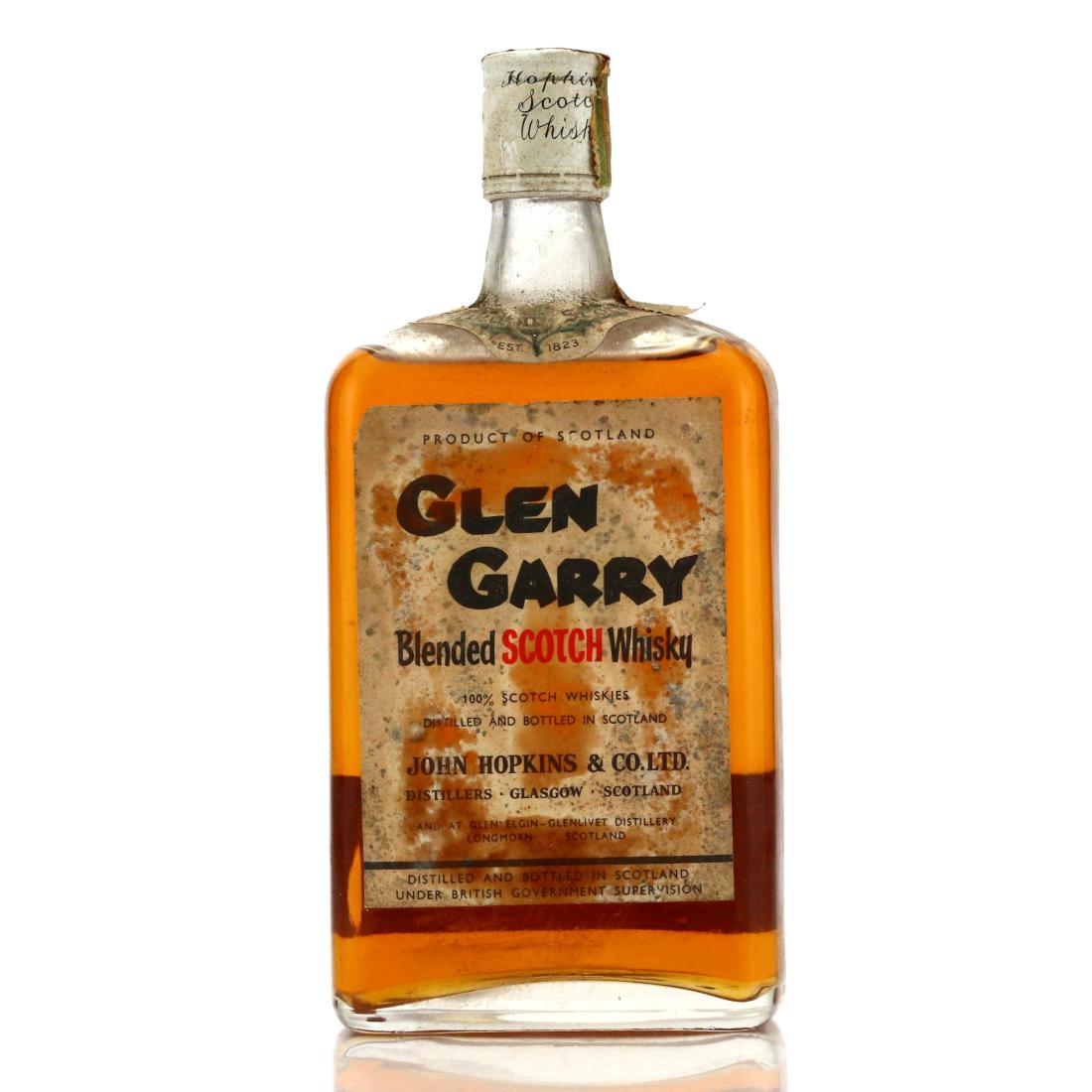Bouteille de whisky Glengarry en grès - France