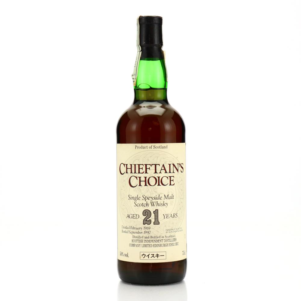 Speyside Single Malt 1969 Chieftain's Choice 21 Year Old