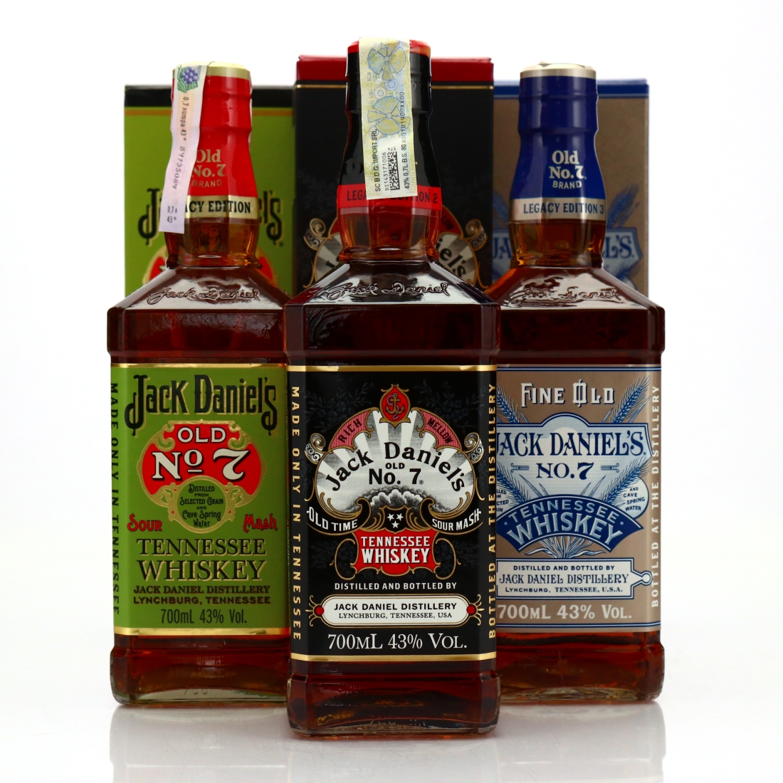 Jack Daniel's Old No.7 Legacy Edition 1-3 / 3 x 70cl