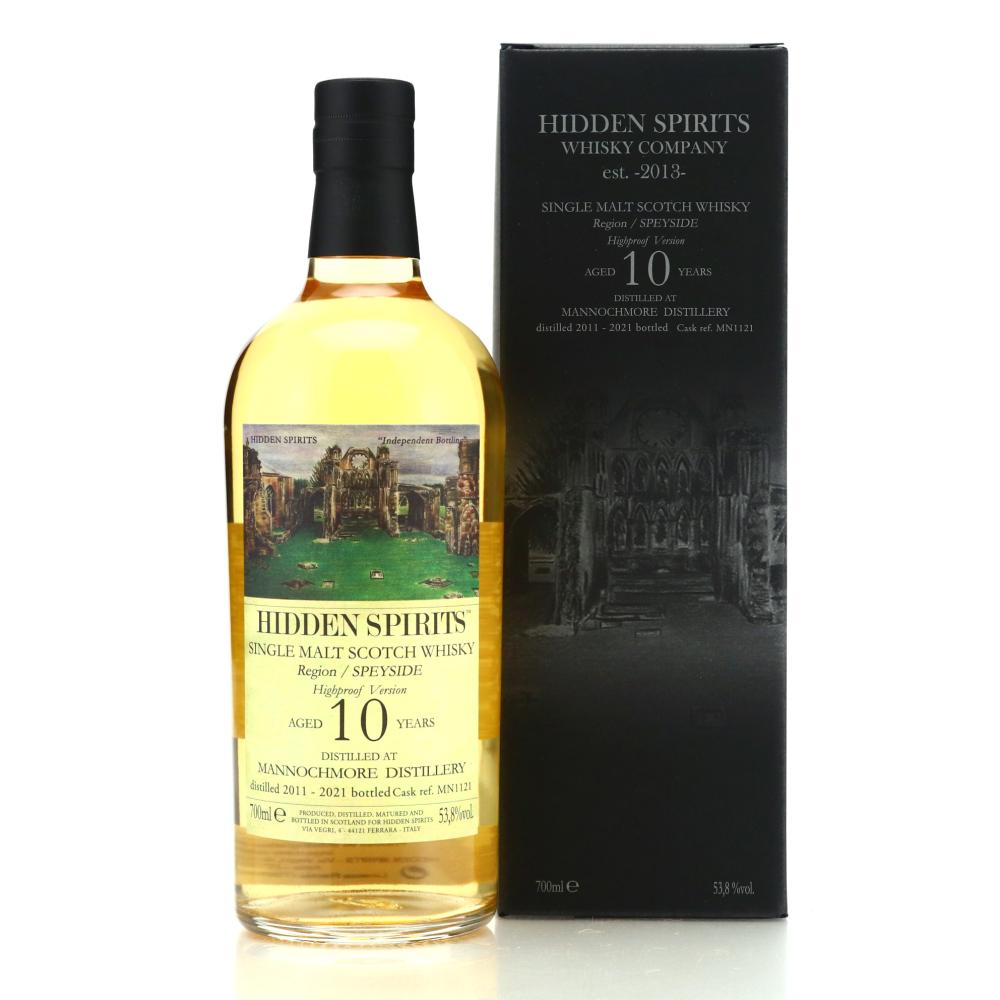 Mannochmore 2011 Hidden Spirits 10 Year Old