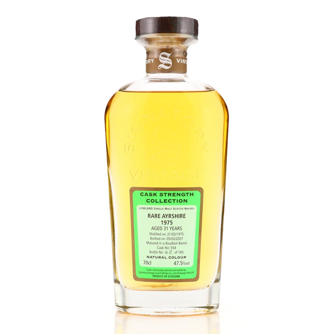 Ladyburn / Rare Ayrshire 1975 Signatory Vintage 36 Year Old Cask