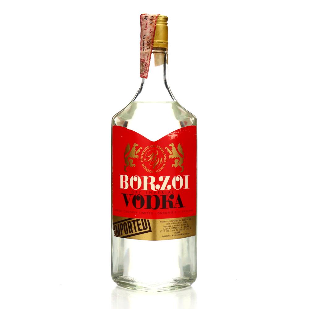 ウイスキー BORZOI VODKA (Dry Imperiaf)700ml Borzoi Vodka 1960s Whisky | Whisky Auctioneer