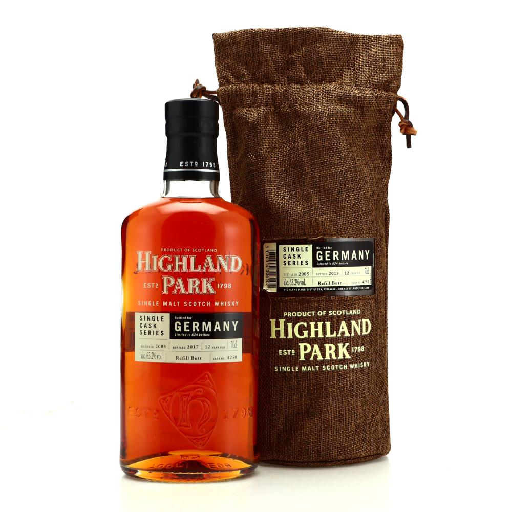 Highland Park 2005 Single Cask 12 Year Old #4250 / German Edition