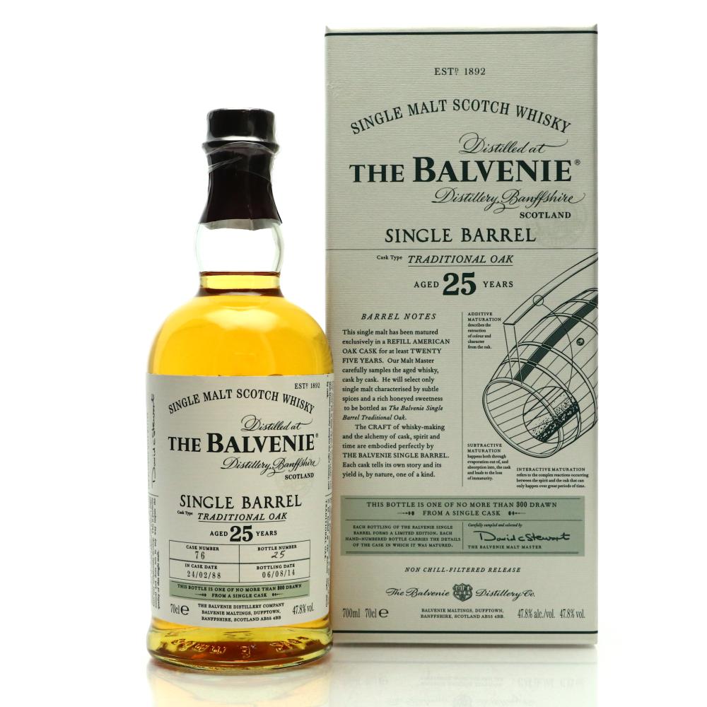 Balvenie 1988 Traditional Oak Single Barrel 25 Year Old #76