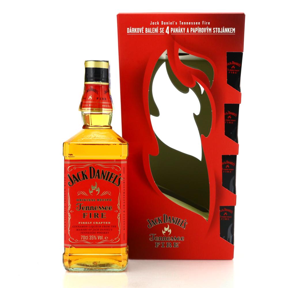 Jack Daniel's Tennessee Fire Gift Set 70cl