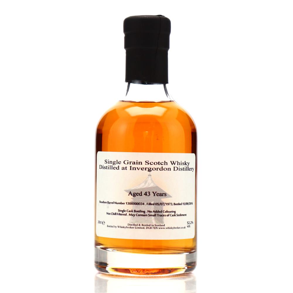 Invergordon 1973 Whisky Broker 43 Year Old 20cl