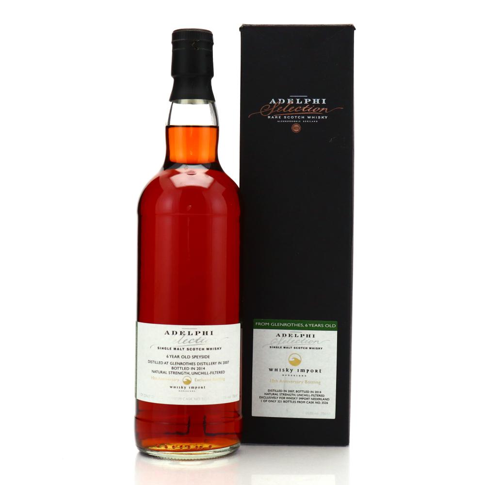 Glenrothes 2007 Adelphi 6 Year Old / Whisky Import Nederland 10th Anniversary