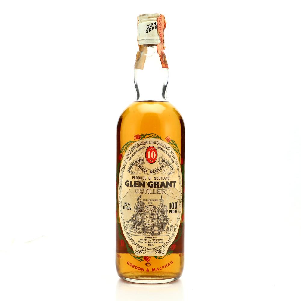 Glen Grant 10 Year Old Gordon and MacPhail 100 Proof 1970s