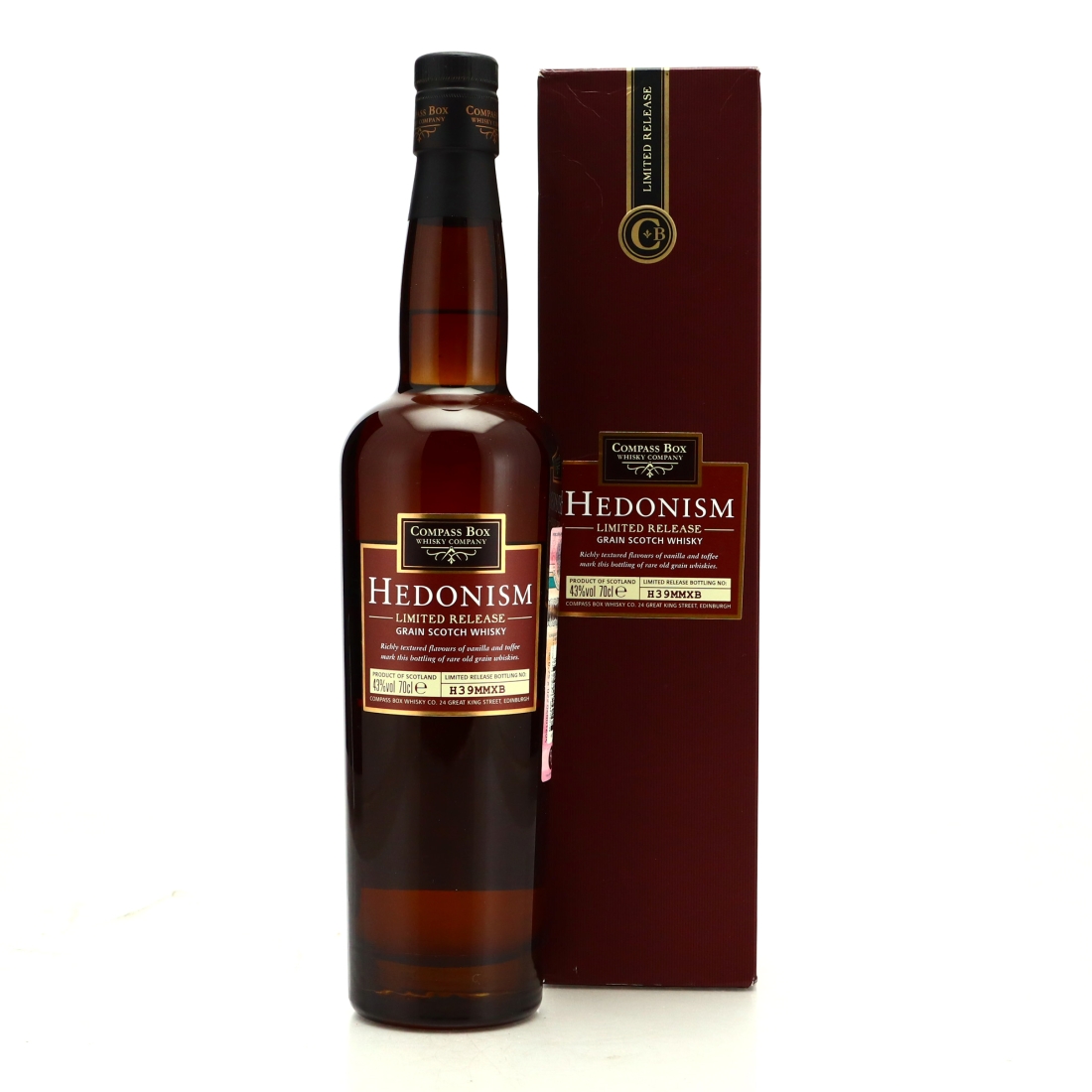 Compass Box Hedonism Batch MMXB