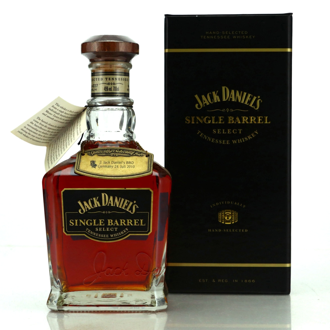 Jack Daniel's Single Barrel Select 70cl 2010 / BBQ Germany 2010