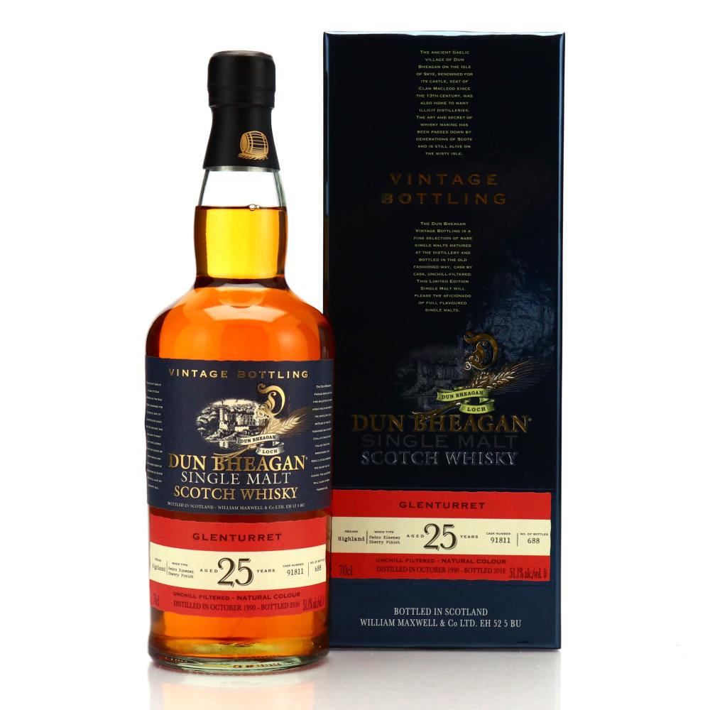 Glenturret 1990 Dun Bheagan 25 Year Old