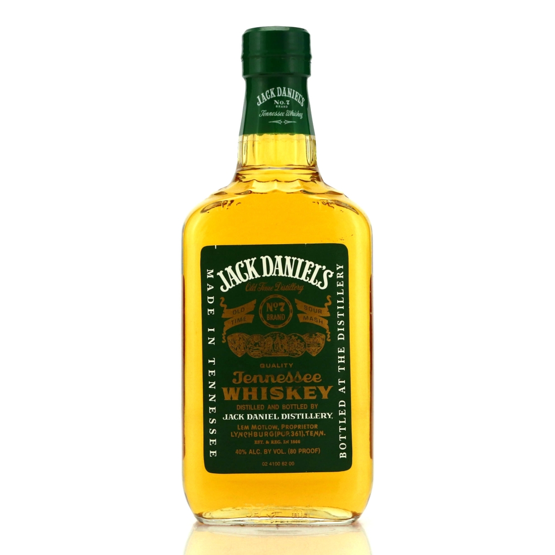 Jack Daniel's Old No.7 Green Label 80 Proof 37.5cl 1999