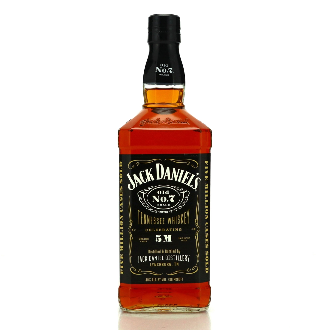 Jack Daniel's Old No.7 Brand 1 Litre / 5 Million Cases