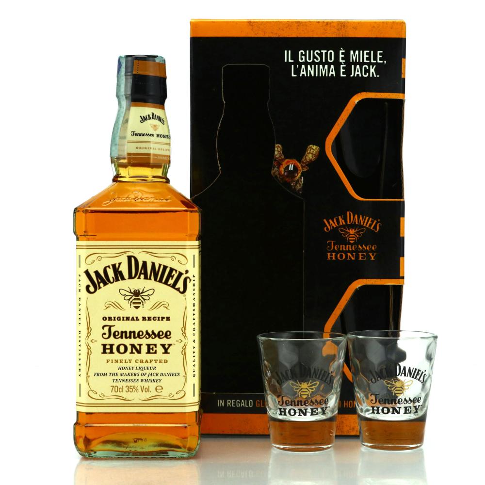 Jack Daniel's Tennessee Honey Gift Set 70cl