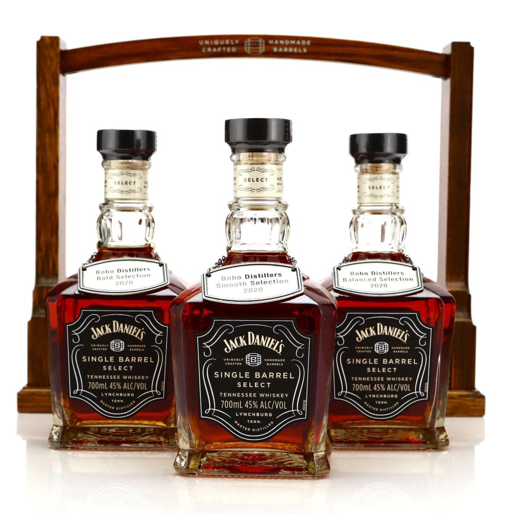 Jack Daniel's Single Barrel Select 3 x 70cl / Bobo Distillers Selection 2020
