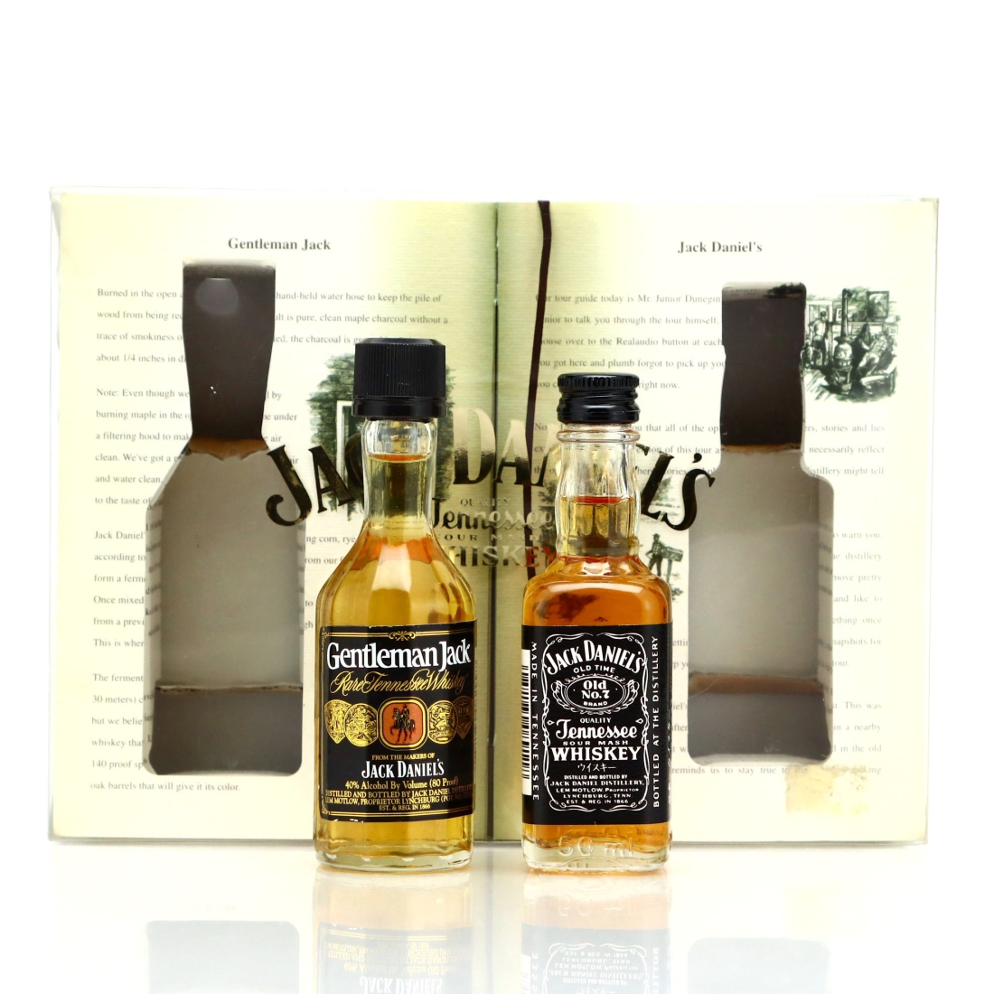 Jack Daniel's Miniature x 2 / Includes Gentleman Jack
