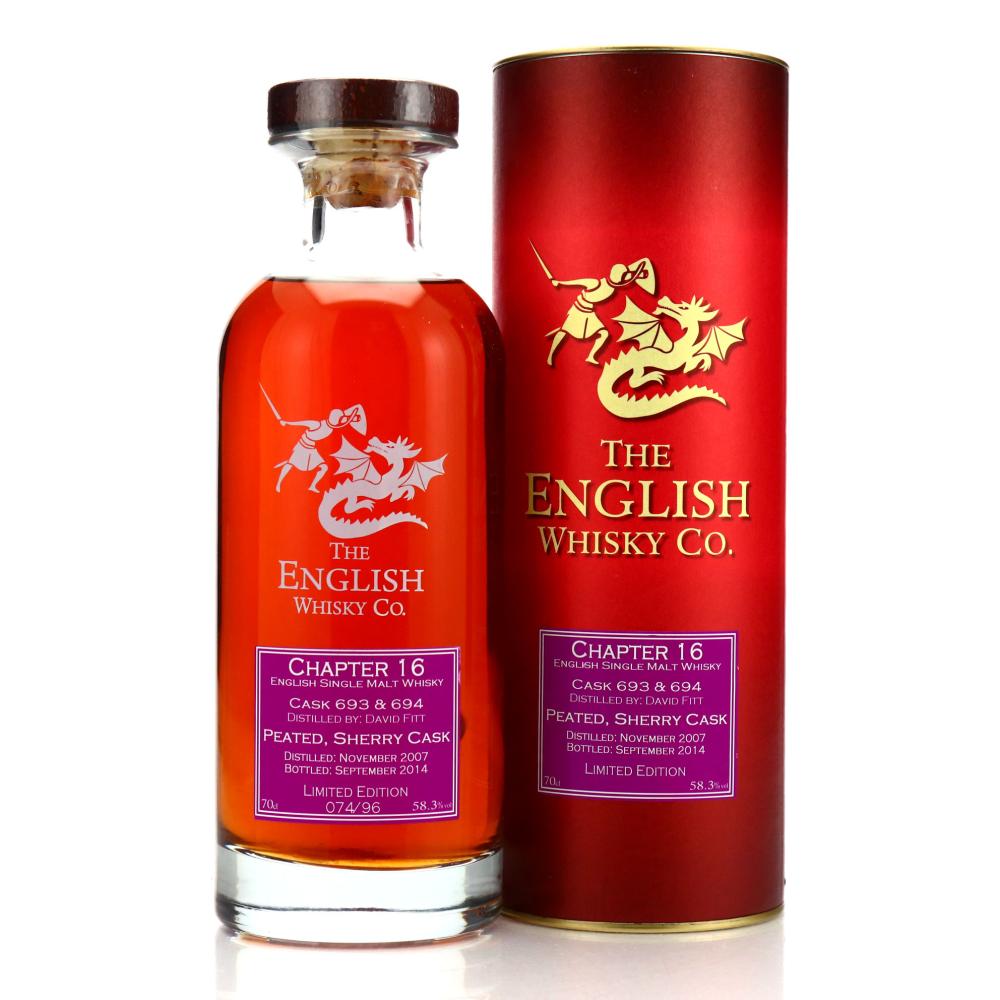 English Whisky Co 2007 Peated Chapter 16 / Sherry Cask