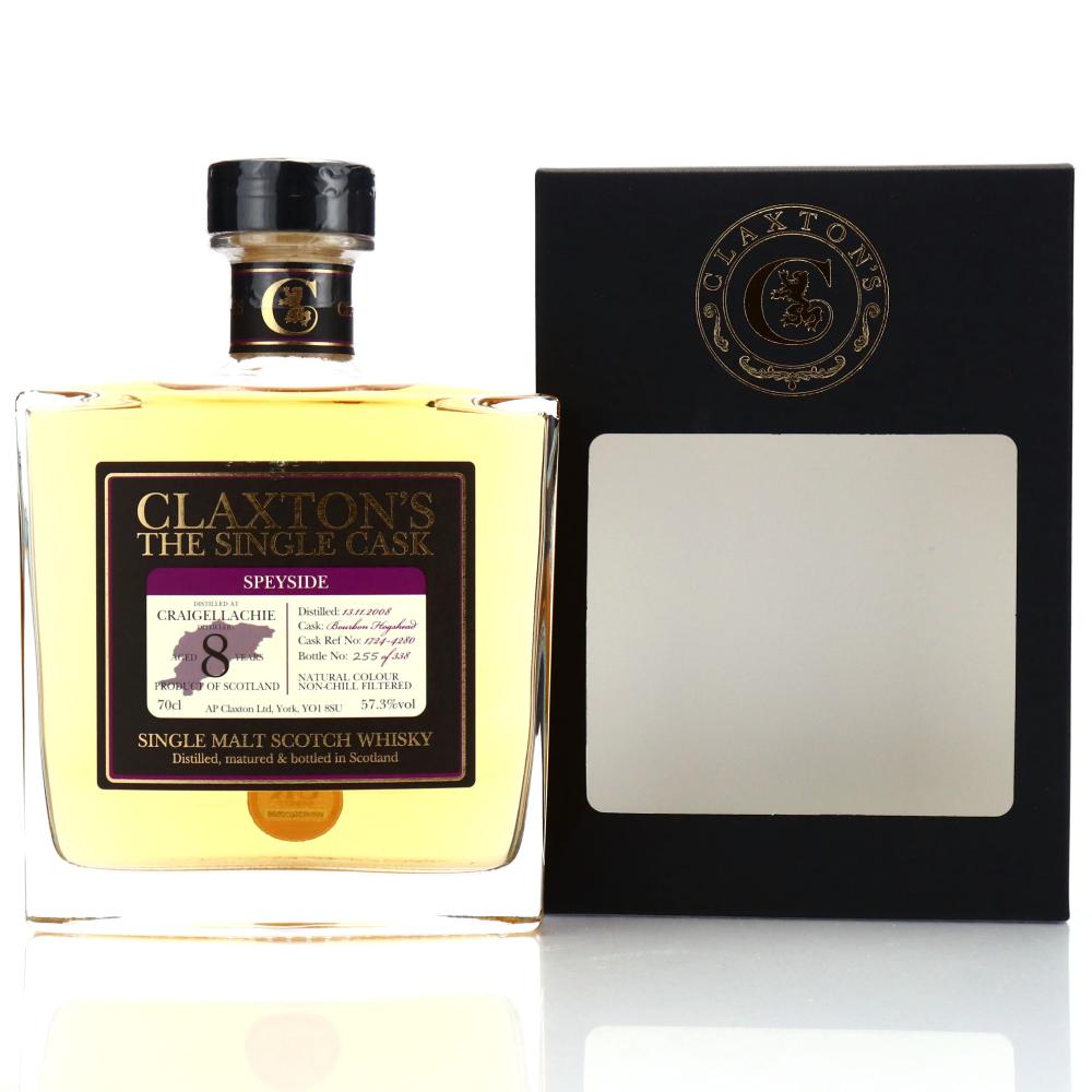 Craigellachie 2008 Claxton's 8 Year Old