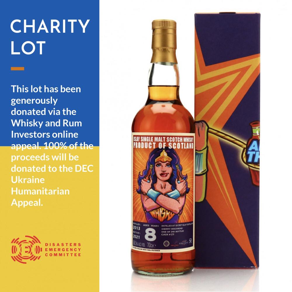 Secret Islay Single Malt 2013 Super Bottle 8 Year Old - WARI Charity Lot