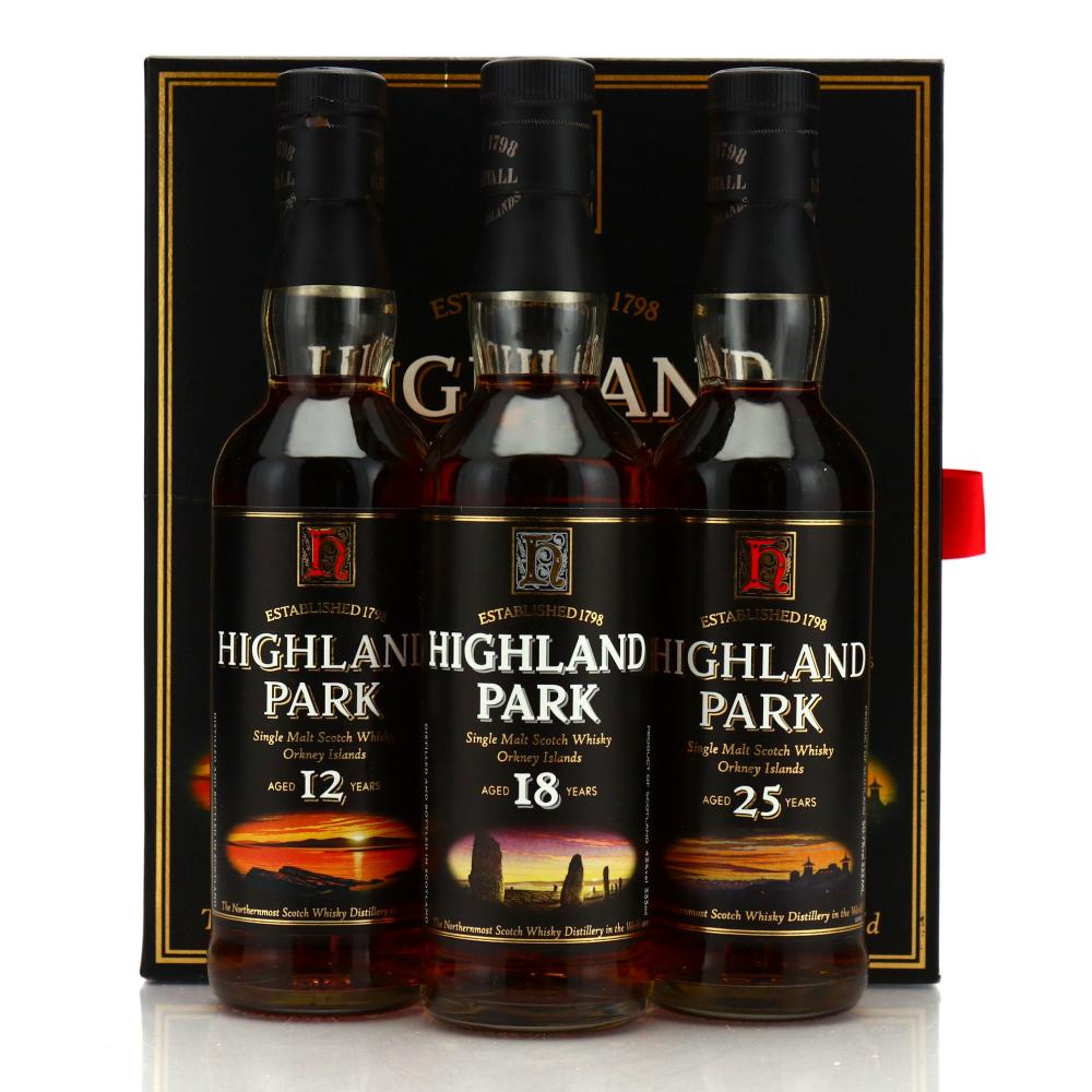 Highland Park Gift Pack 12, 18 & 25 Year Old 3 x 33cl