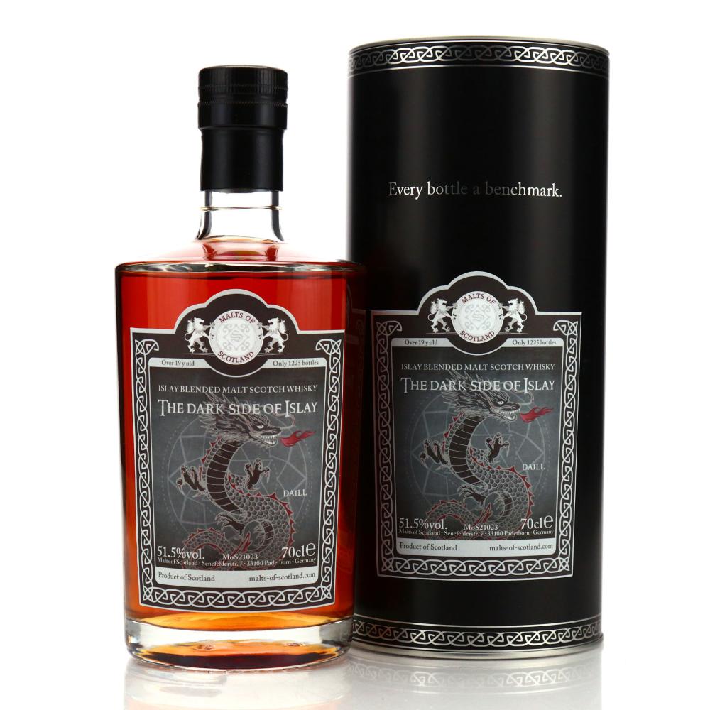 The Dark Side of Islay 19 Year Old Malts of Scotland Blended Malt / 'Daill'