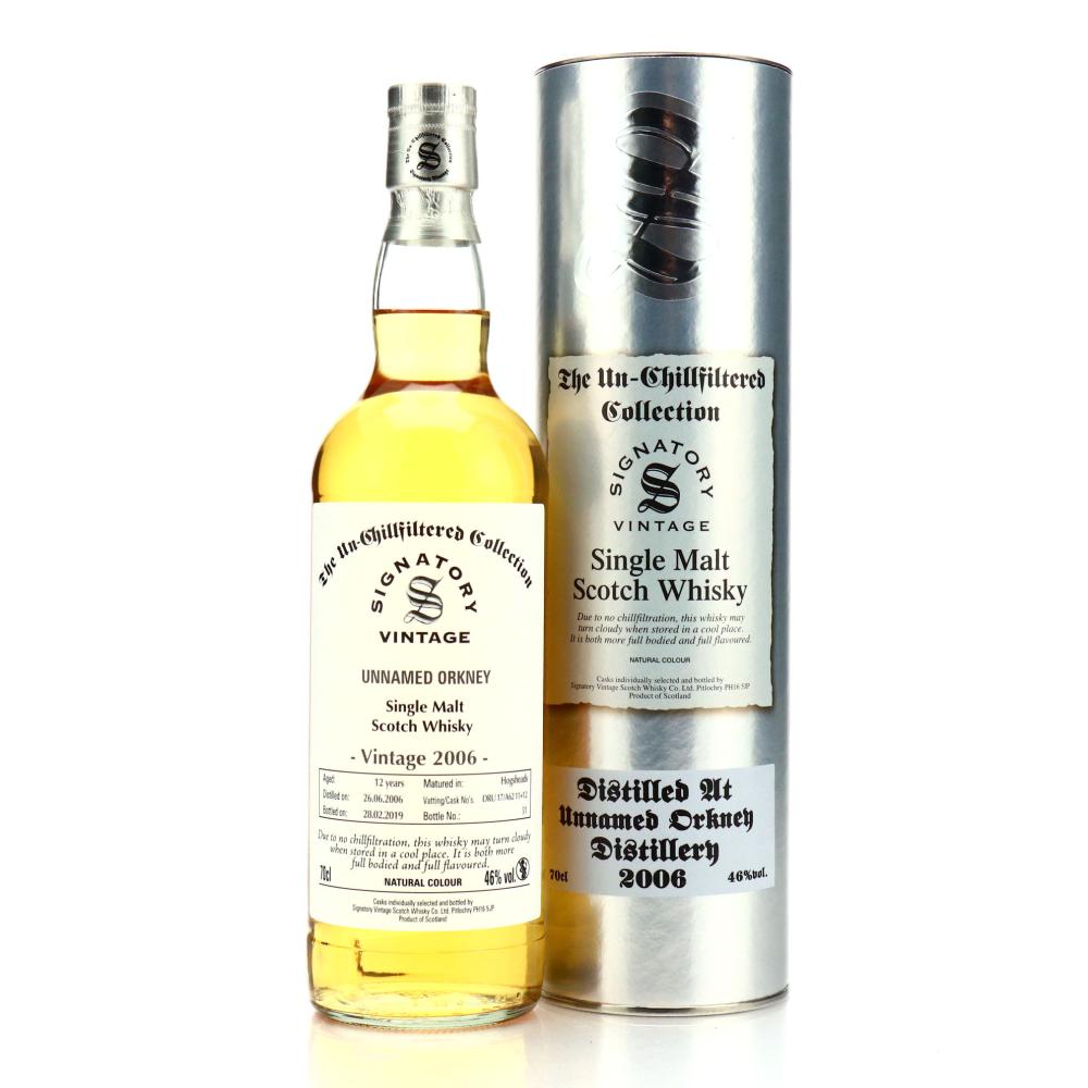 Orkney Single Malt 2006 Signatory Vintage 12 Year Old