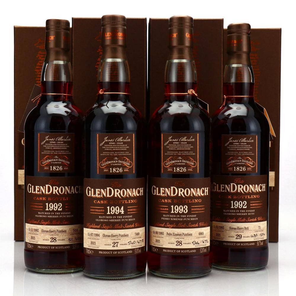 Glendronach Single Cask Batch #19 4 x 70cl
