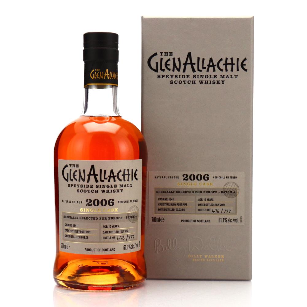Glenallachie 2006 Single Port Cask 15 Year Old #1841 / Europe Batch 4