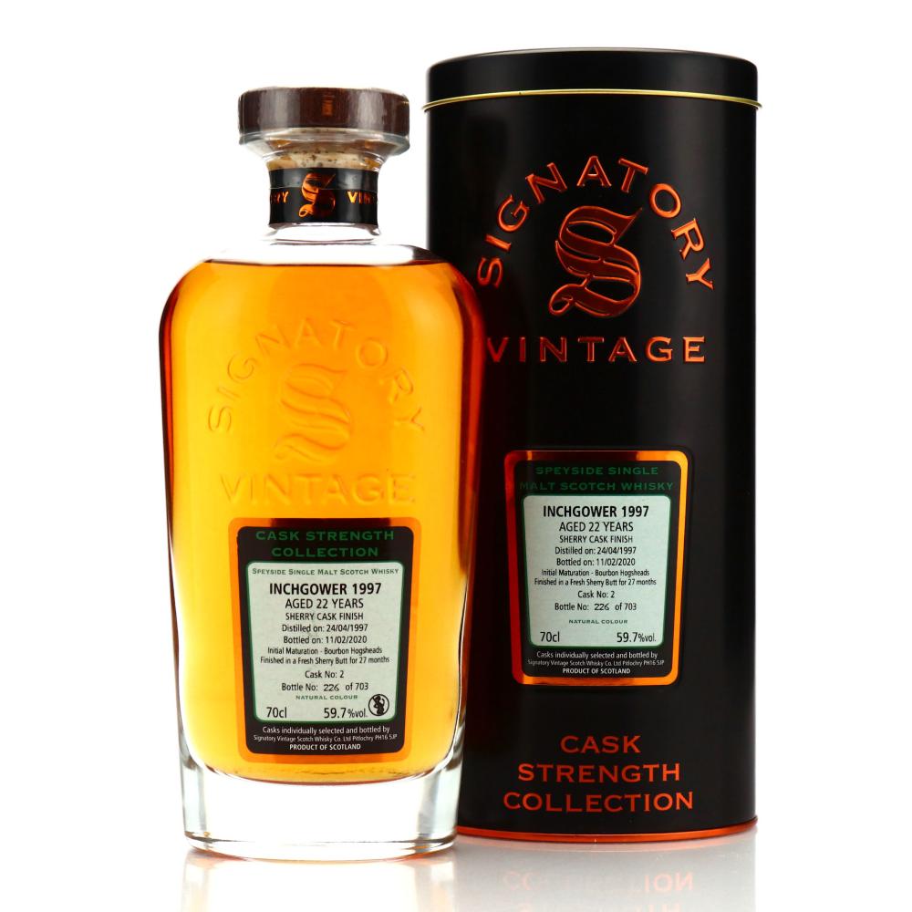 Inchgower 1997 Signatory Vintage 22 Year Old