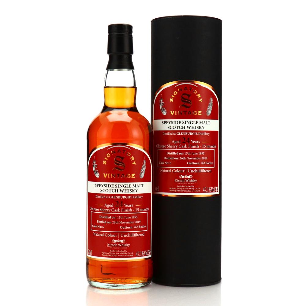 Glenburgie 1995 Signatory Vintage 24 Year Old / Kirsch Whisky
