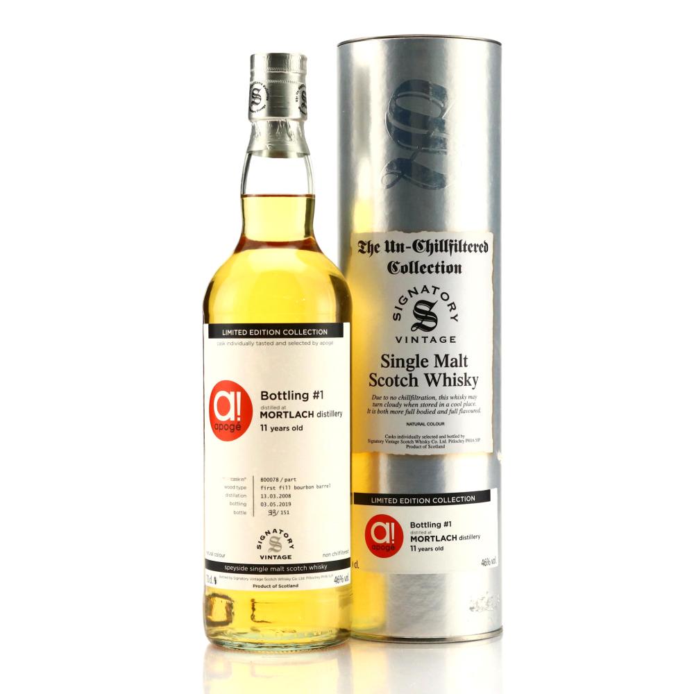 Mortlach 2008 Signatory Vintage 11 Year Old /  apogé