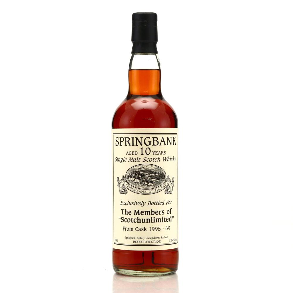 Springbank 1995 Private Cask 10 Year Old #69 / Scotchunlimited