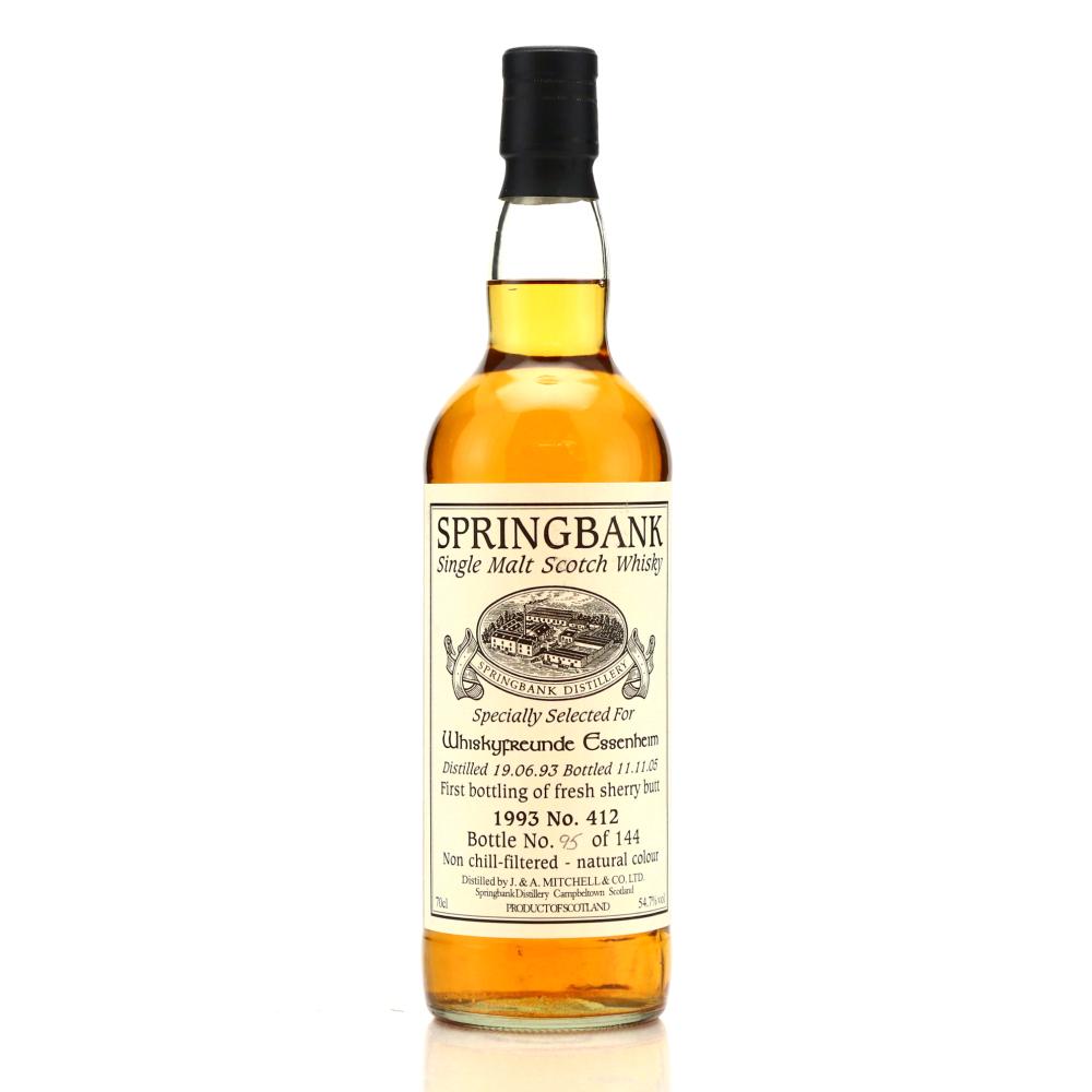 Springbank 1993 Private Sherry Cask #412 / Whiskyfreunde Essenheim