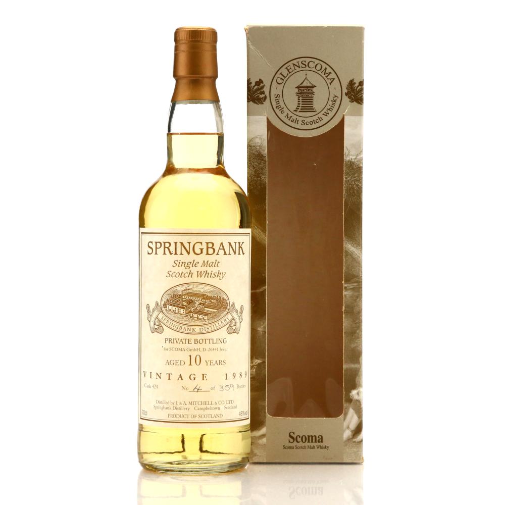 Springbank 1989  Private Cask #424 10 Year Old / Scoma