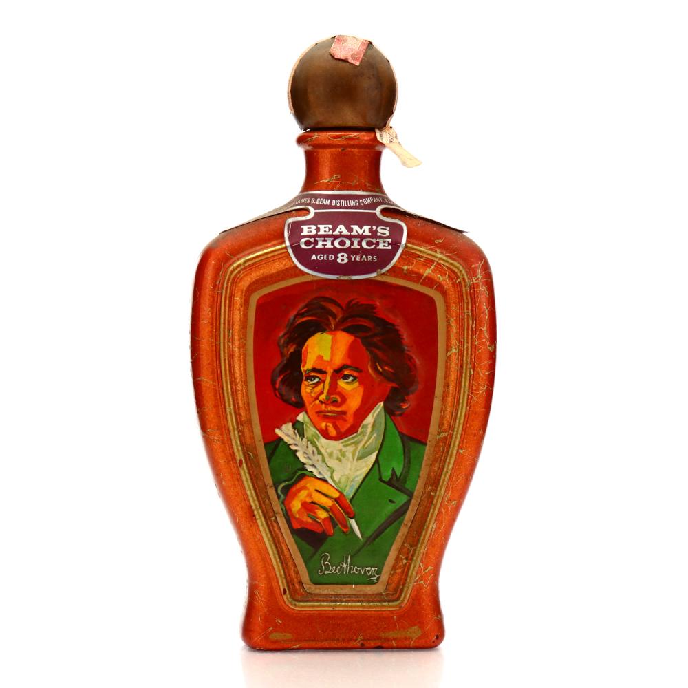 Beam's Choice 8 Year Old Kentucky Straight Bourbon Decanter 1970s / Beethoven