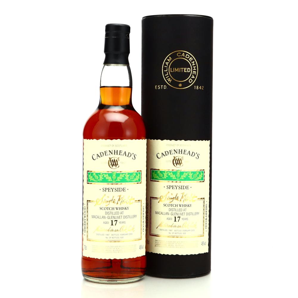 Macallan 1987 Cadenhead's 17 Year Old Sherry Cask