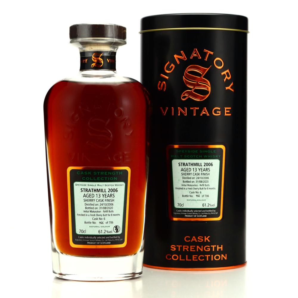 Strathmill 2006 Signatory Vintage 13 Year Old Cask Strength