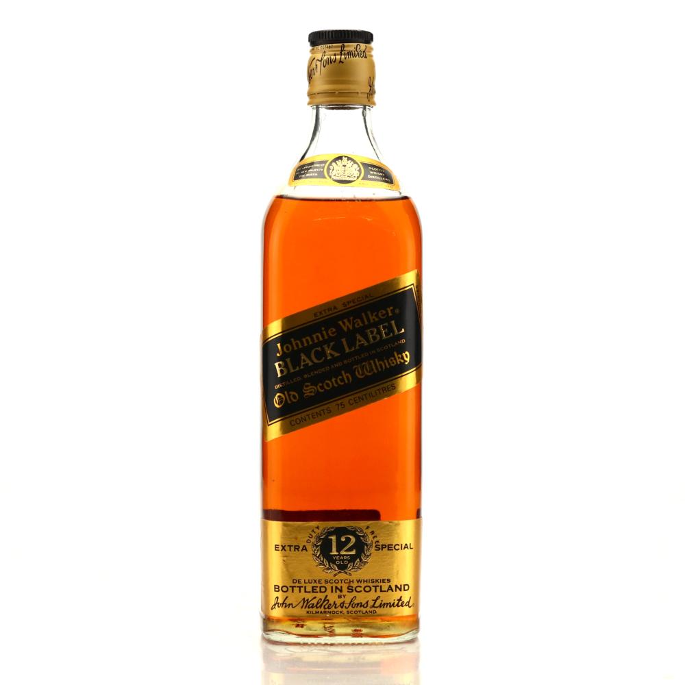 Johnnie Walker Black Label 12 Year Old 1980s / Duty Free