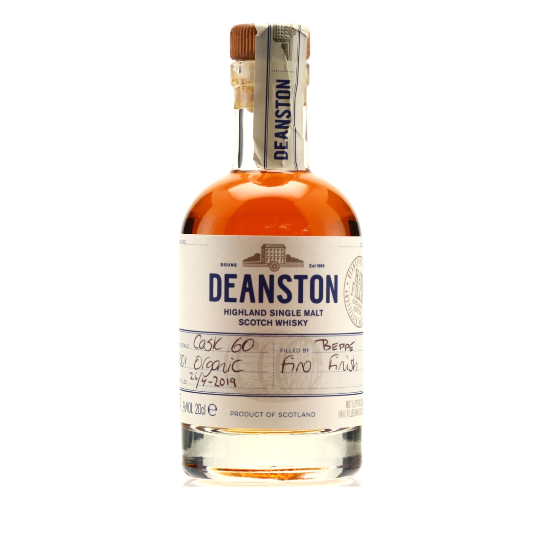 Deanston 2001 Organic Fino Cask Finish #60 20cl