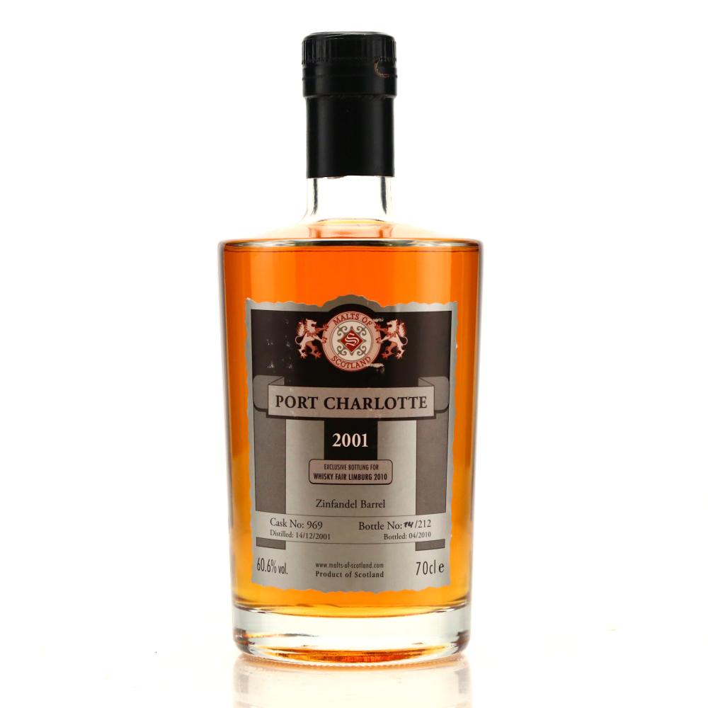Port Charlotte 2001 Malts of Scotland Zinfandel Barrel / The Whisky Fair 2010