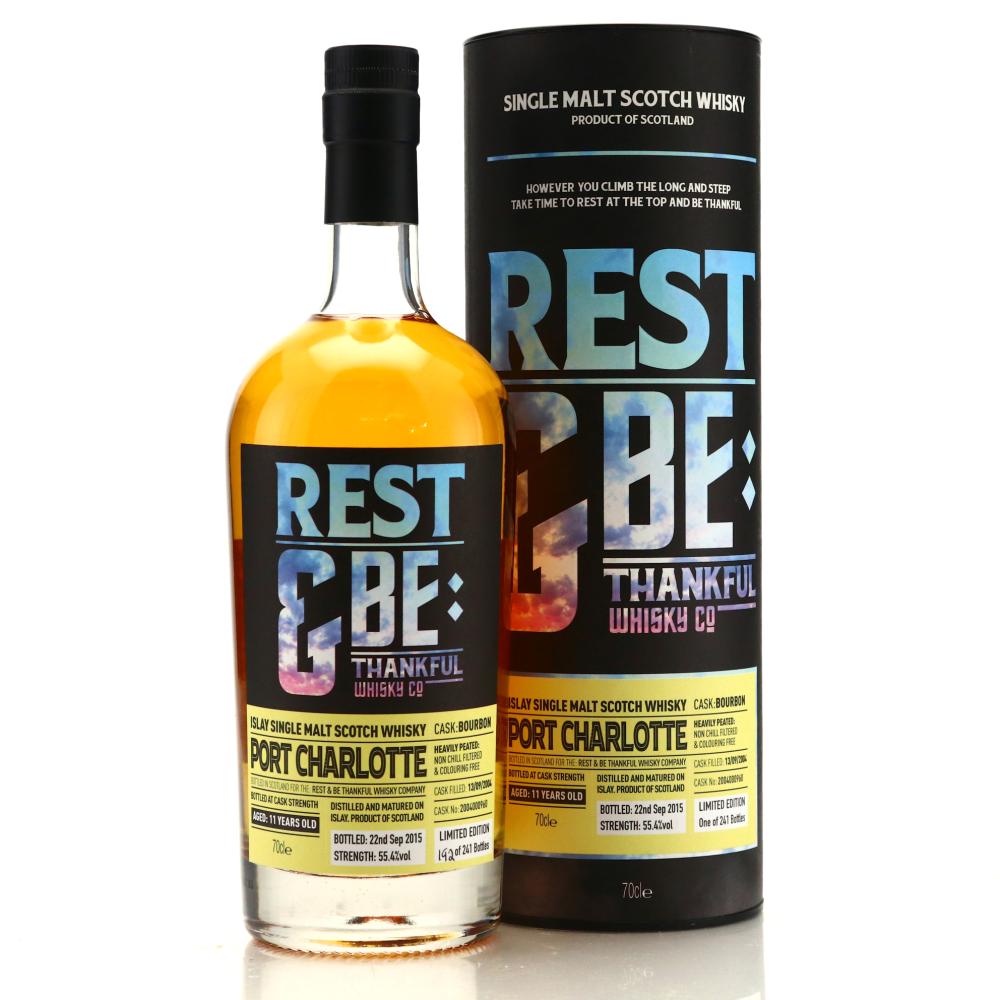 Port Charlotte 2004 Rest and Be Thankful Whisky Co 11 Year Old