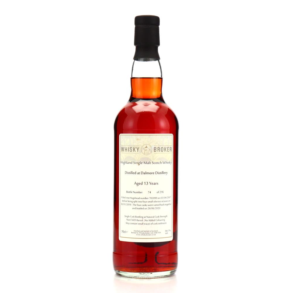Dalmore 2007 Whisky Broker 13 Year Old